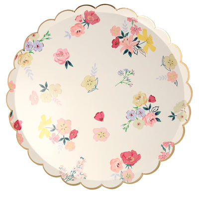 English Garden Dinner Plates - Ralph and Luna Party Shop
