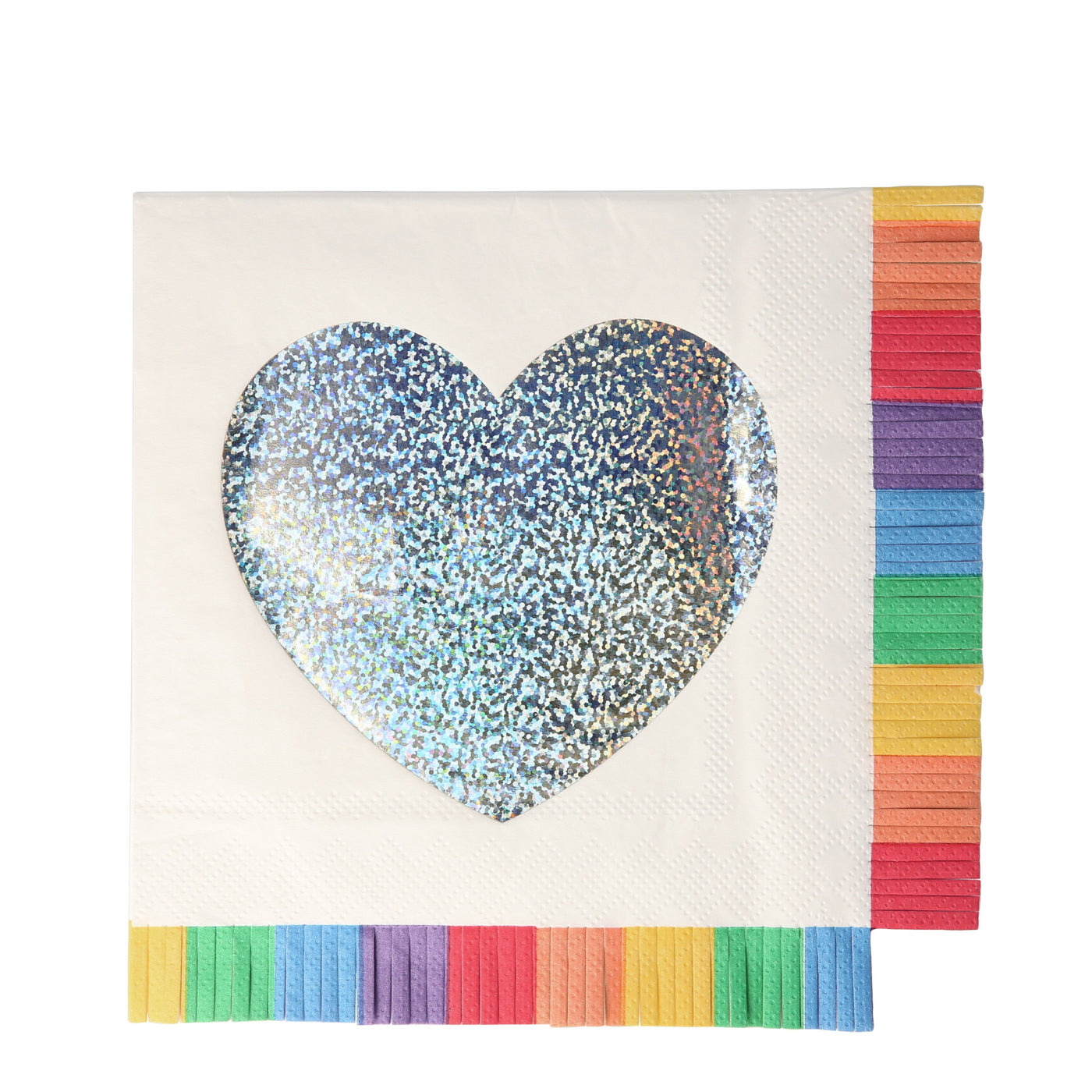 Rainbow Fringe Large Napkins - Ralph and Luna Party Shop