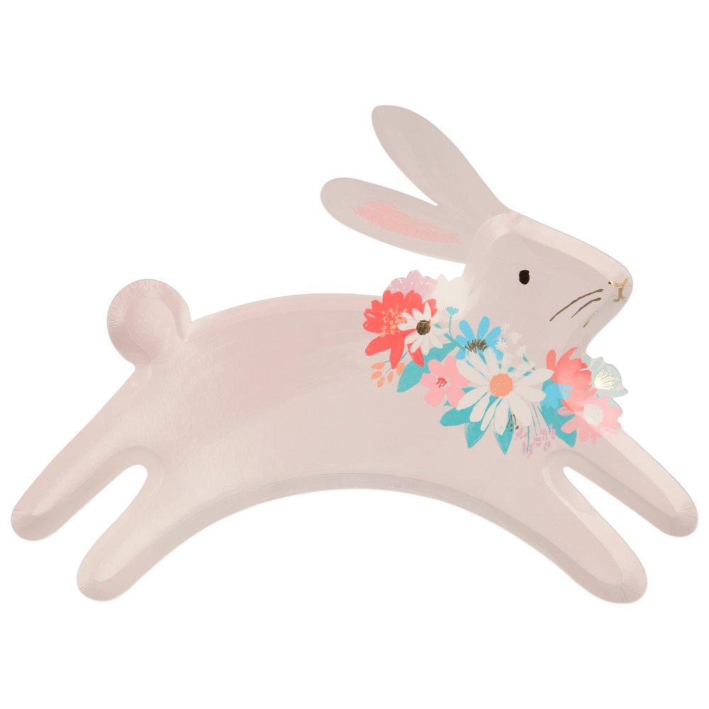 Spring Bunny Plates - Ralph and Luna Party Shop