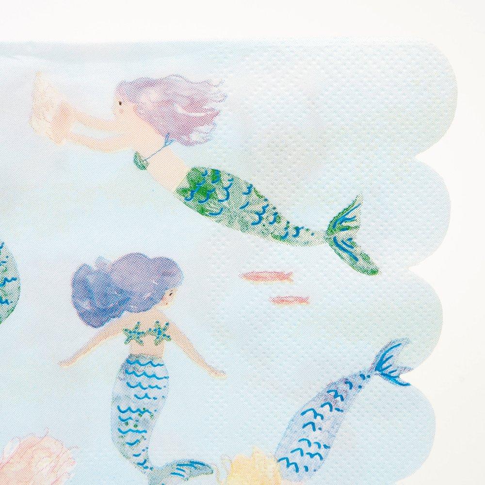 Mermaids Swimming Napkins