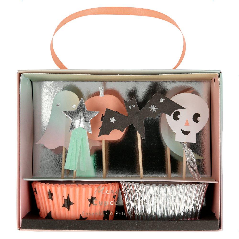 Pastel Halloween Cupcake Kit