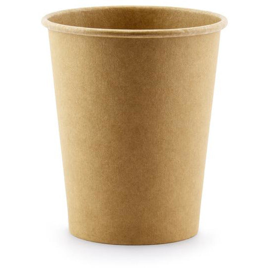 Kraft 220ml Paper Cups - Ralph and Luna Party Shop