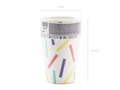 Happy Birthday 200ml Paper Cups - Ralph and Luna Party Shop