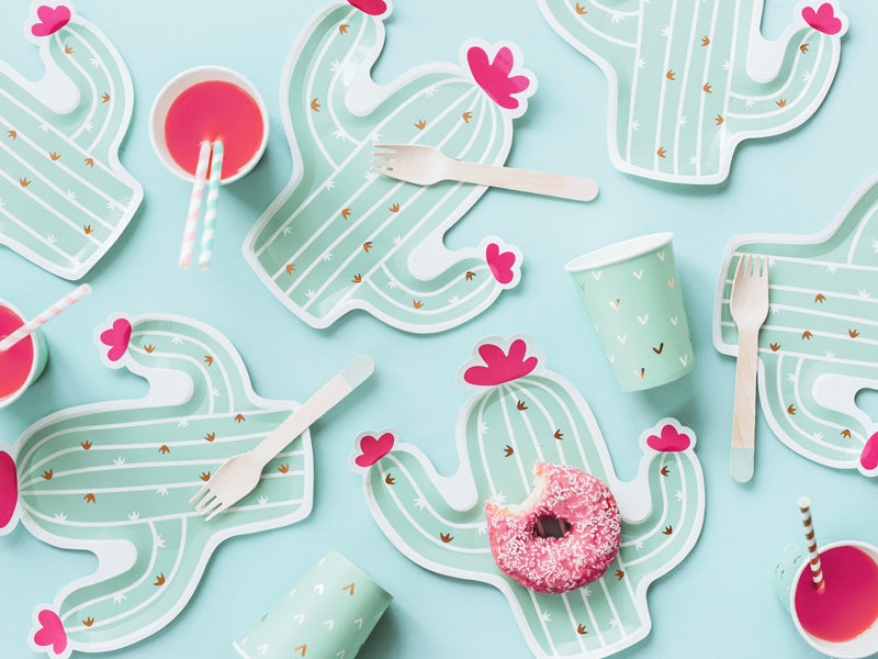 Cactus 220ml Paper Cups - Ralph and Luna Party Shop