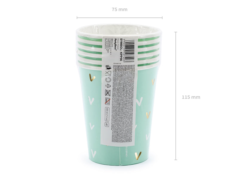 Cactus 220ml Paper Cups - Ralph and Luna Party Shop