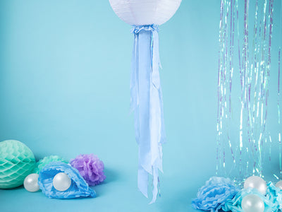 Light Blue Crepe Paper Streamers - Ralph and Luna Party Shop