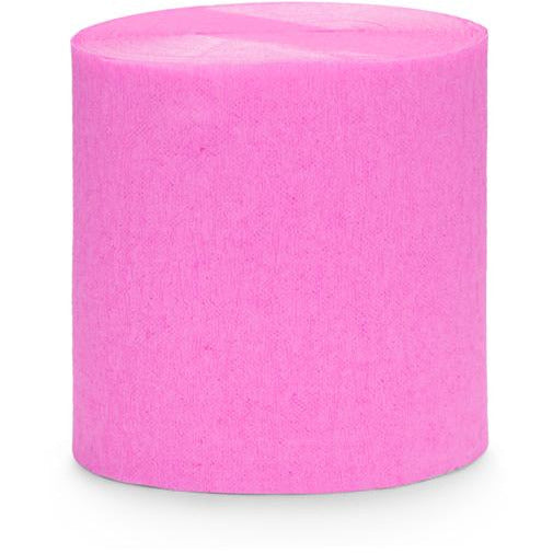 Pink Crepe Paper Streamers - Ralph and Luna Party Shop