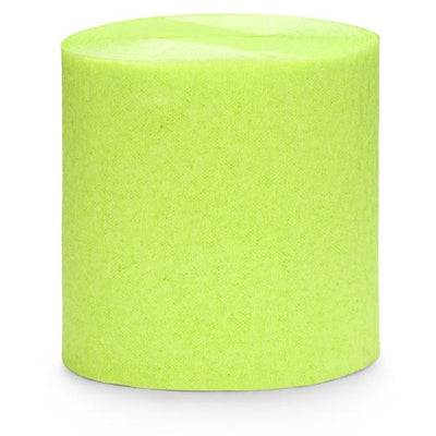Green Apple Crepe Paper Streamers - Ralph and Luna Party Shop