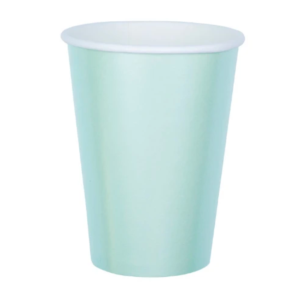 Mint Paper Cups - Ralph and Luna Party Shop