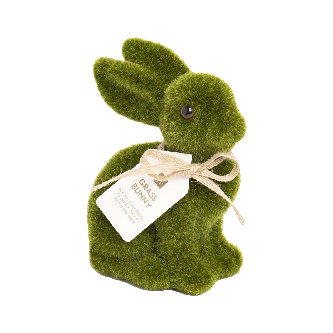 Green Grass Easter Bunny Decoration - 15cm