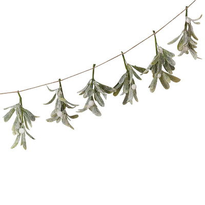 Mistletoe Sprig Christmas Garland Bunting