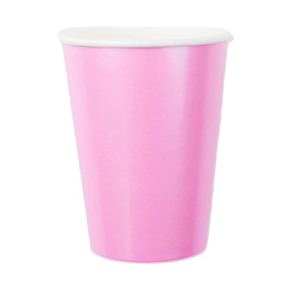 Pink Paper Cups - Ralph and Luna Party Shop