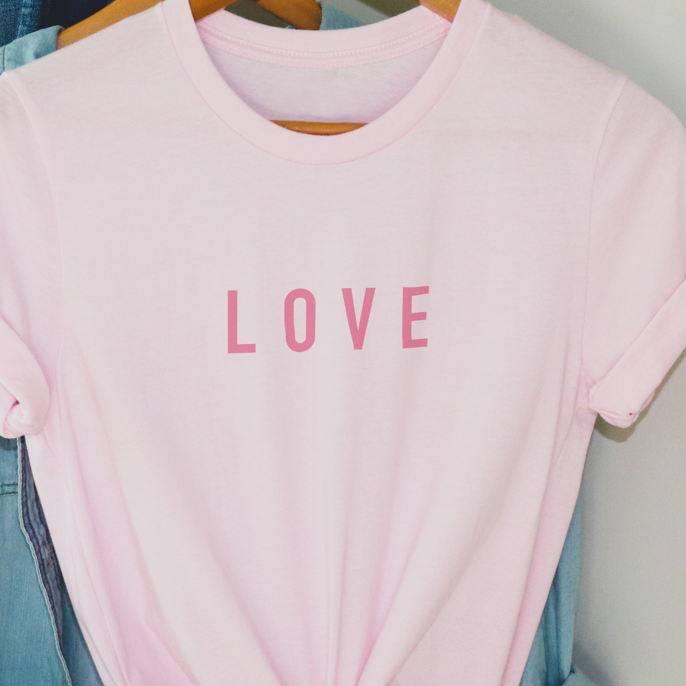 Pink 'Love' Valentine's Day T-Shirt