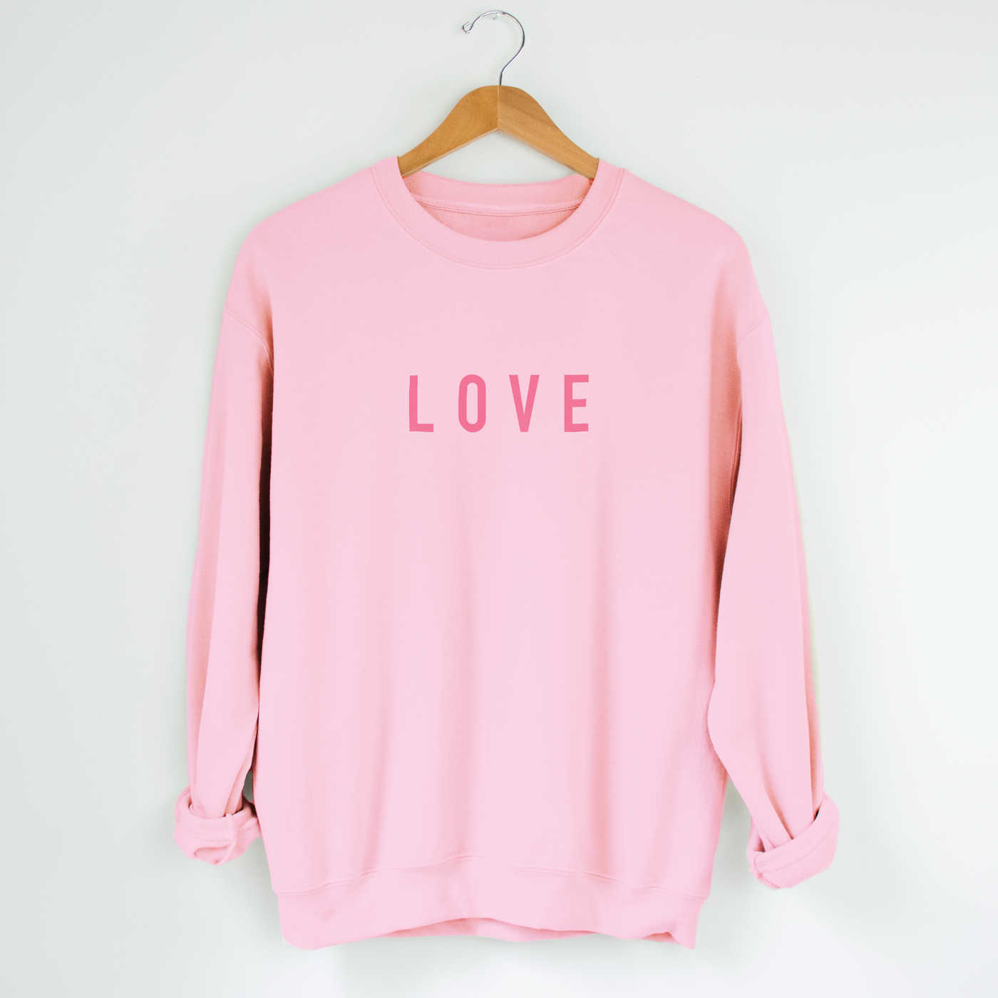 Pink 'Love' Valentine's Day Sweatshirt