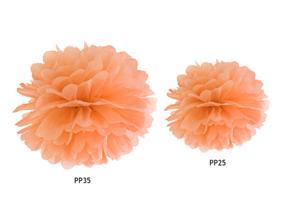 Orange Tissue Pom Pom 35cm - Ralph and Luna Party Shop