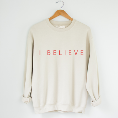 Christmas 'I Believe' Sweatshirt