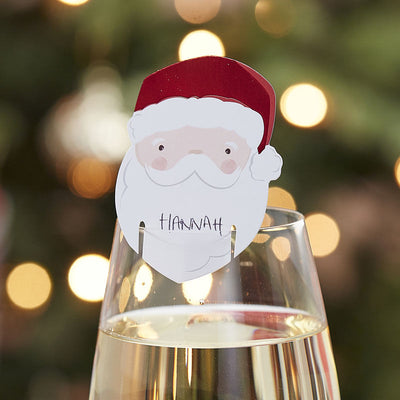 SANTA DRINK NAME DECORATIONS