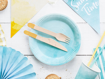 Wooden Cutlery Summer Time - Ralph and Luna Party Shop