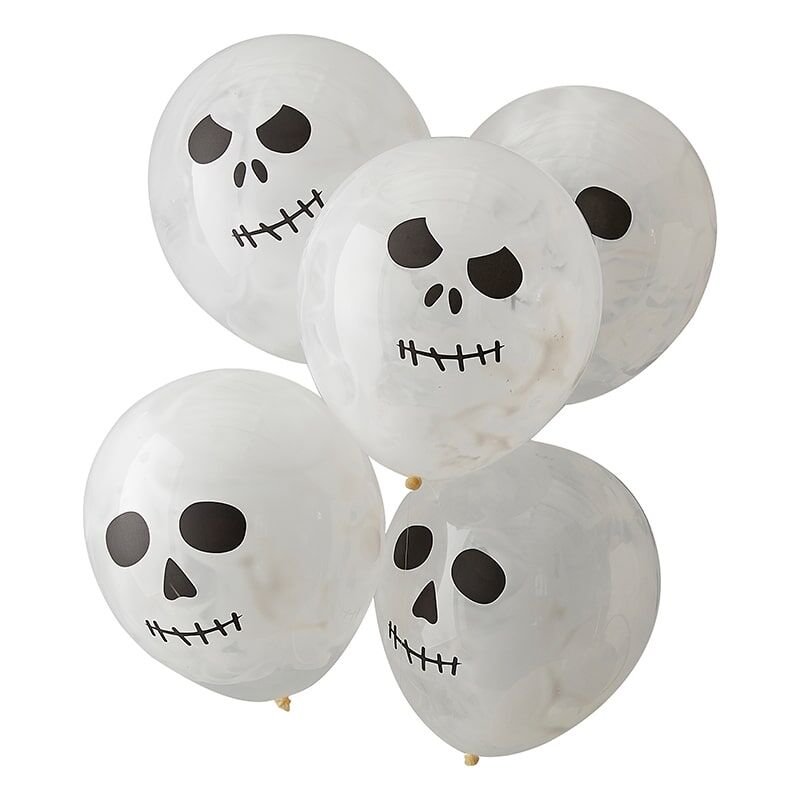 SKULL PAINT HALLOWEEN BALLOONS