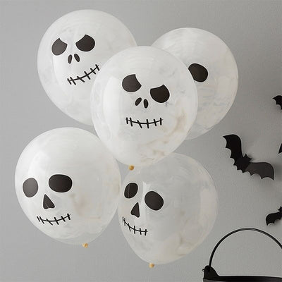 SKULL PAINT HALLOWEEN BALLOONS