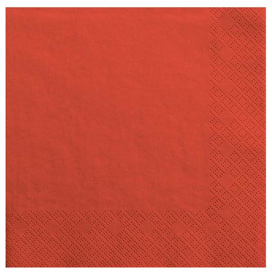 Red Napkins 33cm - Ralph and Luna Party Shop