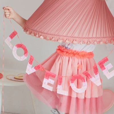 Valentines Ombre Love Garland - Ralph and Luna Party Shop
