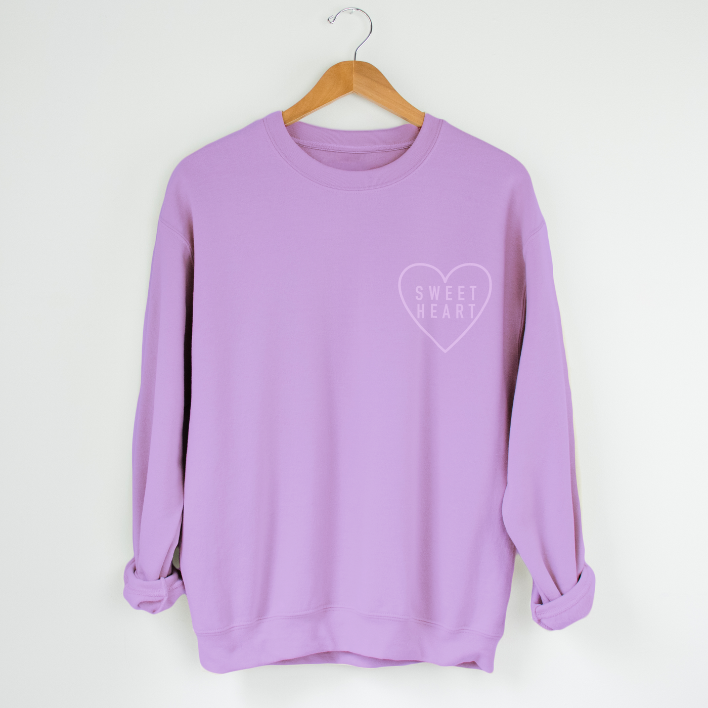 Lilac 'Sweet Heart' Valentine's Day Sweatshirt