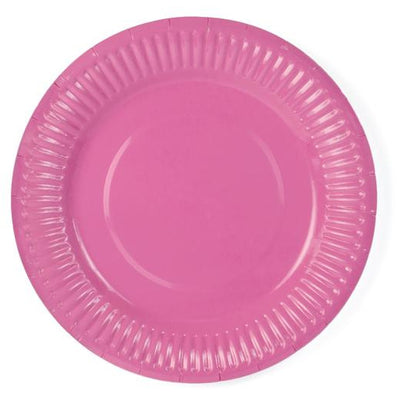 Pink 18cm Party Plates - Ralph and Luna Party Shop