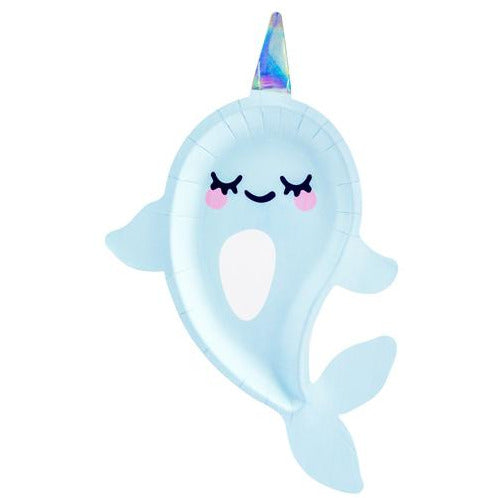 Narwhal Party Plates - Ralph and Luna Party Shop