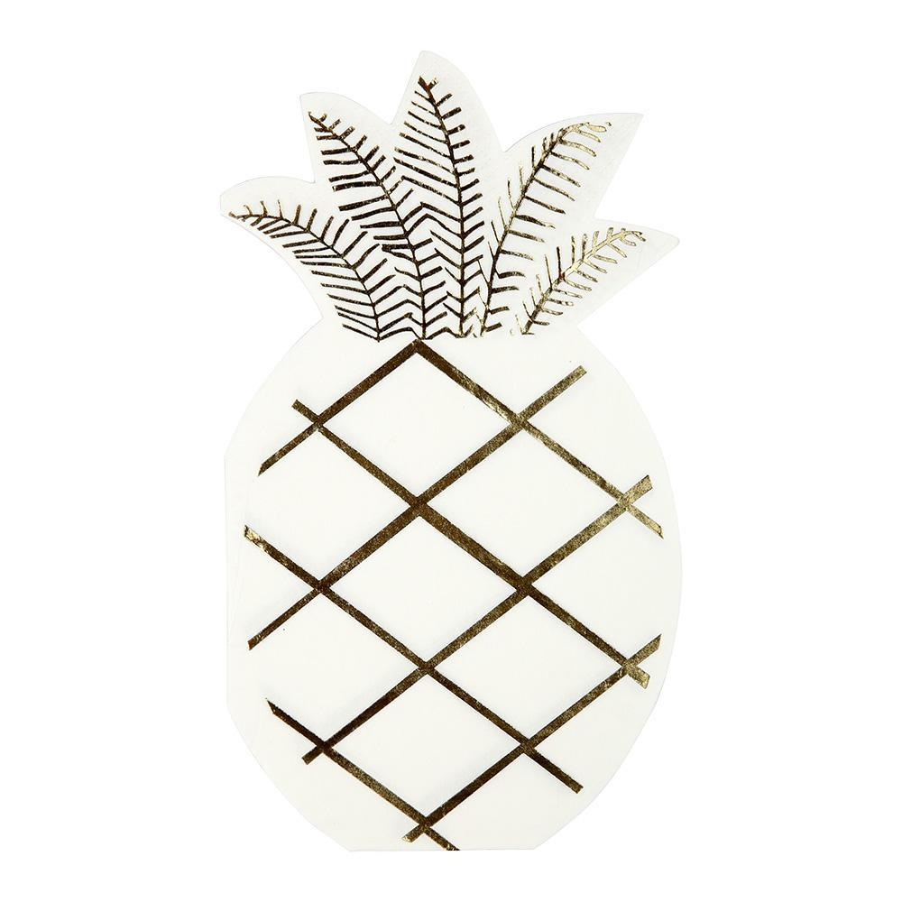 Pineapple Napkins - Ralph and Luna Party Shop