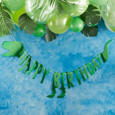 Roarsome Dinosaur Happy Birthday Bunting - Ralph and Luna Party Shop