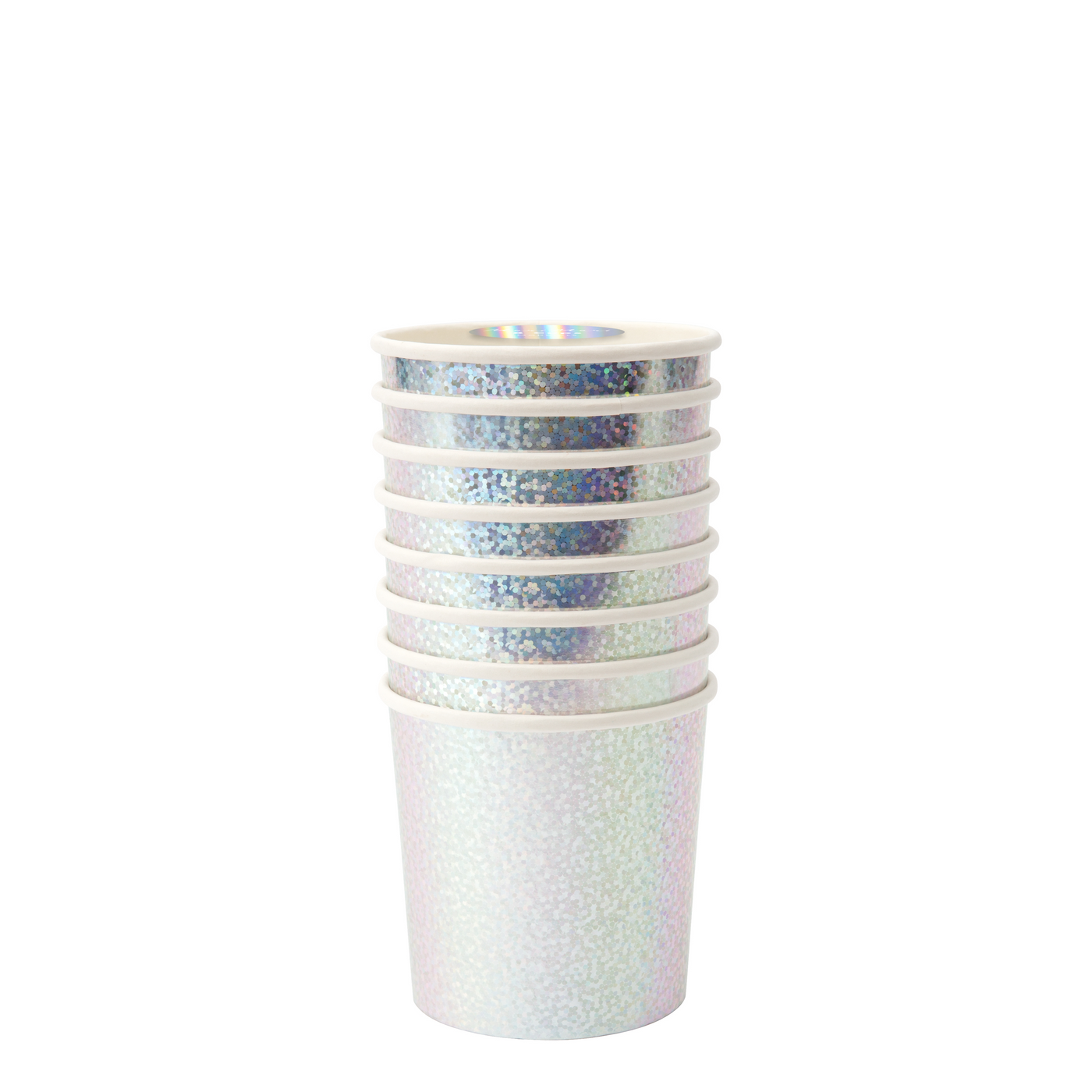 Silver Sparkle Tumbler Cups - Ralph and Luna Party Shop