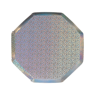 Silver Sparkle Side Plates - Ralph and Luna Party Shop