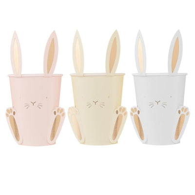 EASTER BUNNY PAPER CUPS WITH EARS - Ralph and Luna Party Shop