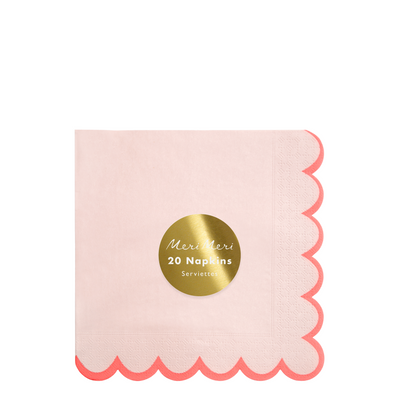 Pastel Neon Edge Large Napkins - Ralph and Luna Party Shop