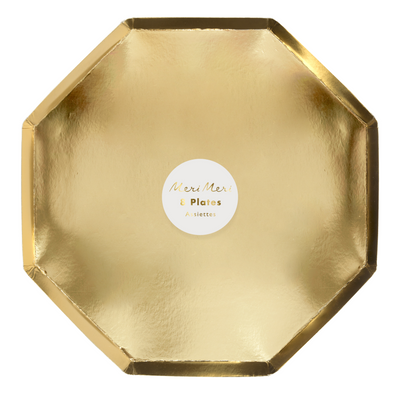 Gold Dinner Plates - Ralph and Luna Party Shop