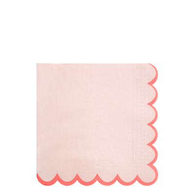 Pastel Neon Edge Large Napkins - Ralph and Luna Party Shop