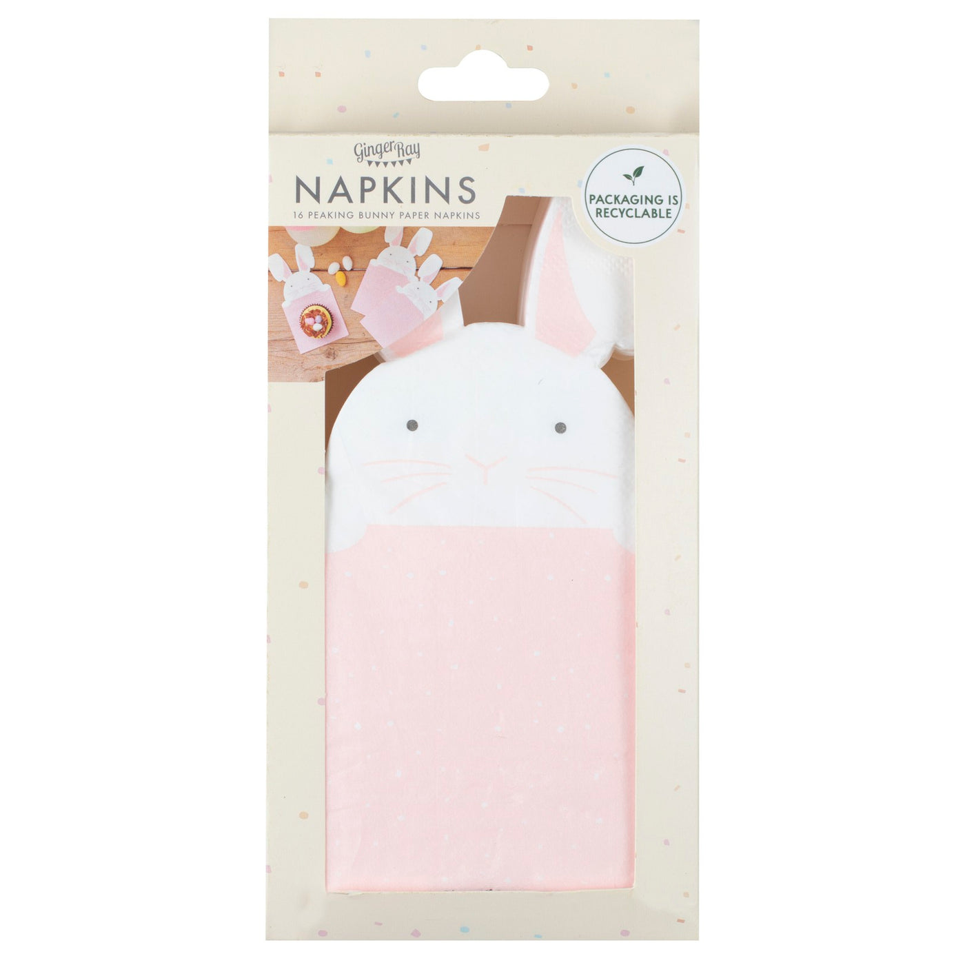 Peeking Bunny Easter Napkins