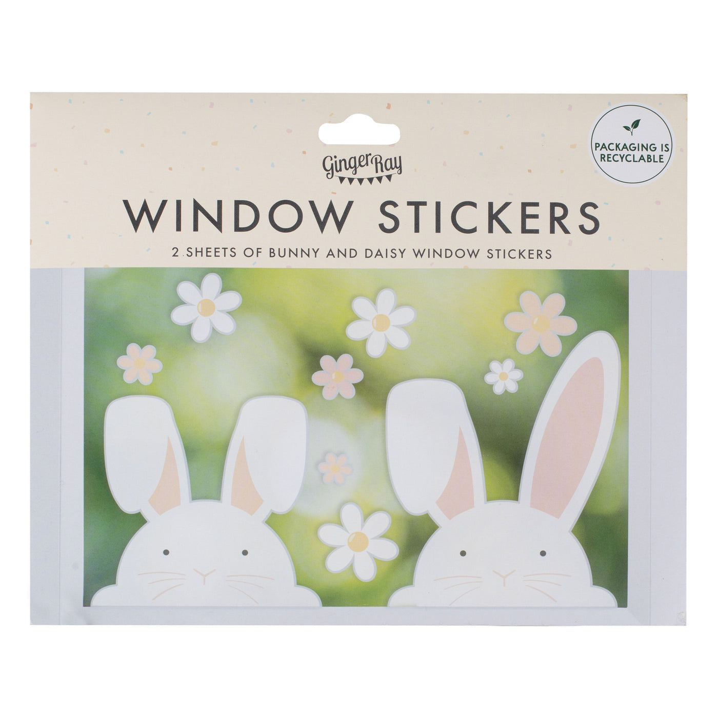 Easter Bunny Window Stickers