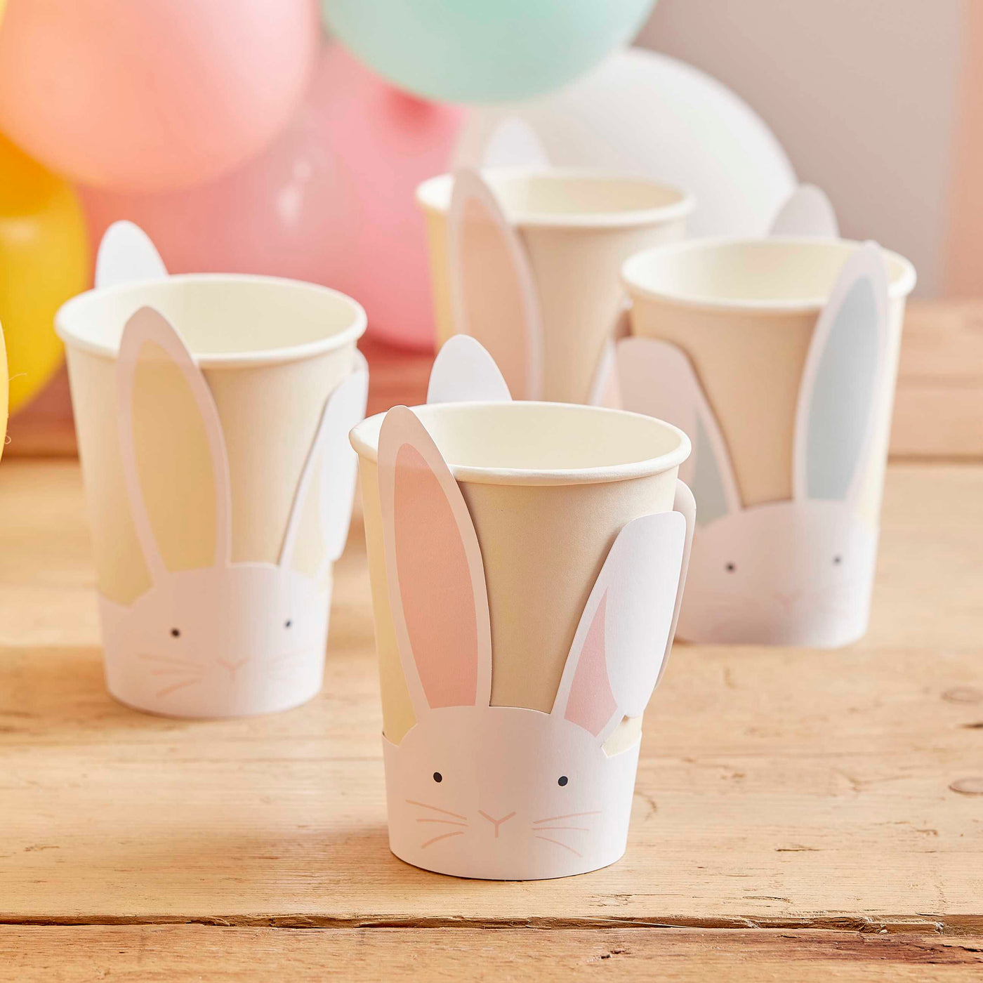 Pastel Easter Bunny Cups