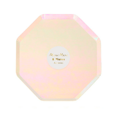 Iridescent Side Plates - Ralph and Luna Party Shop