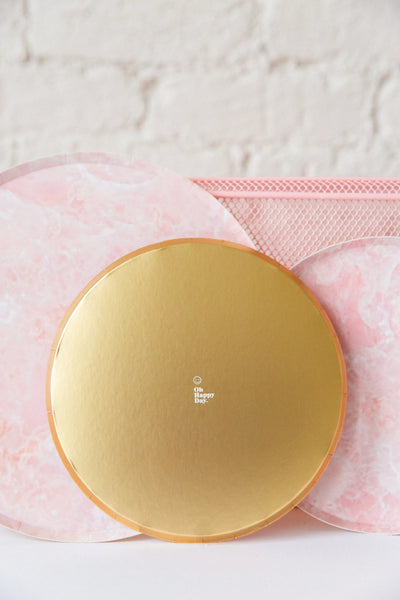 Rose Quartz Large Paper Plates