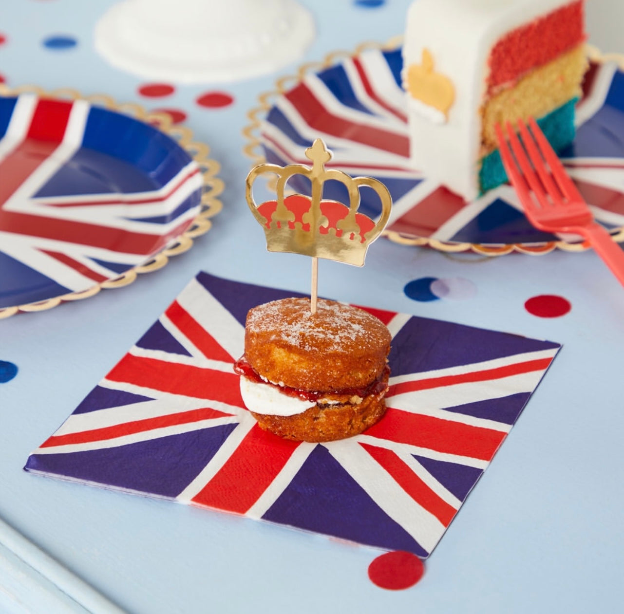 King's Coronation Union Jack Napkins