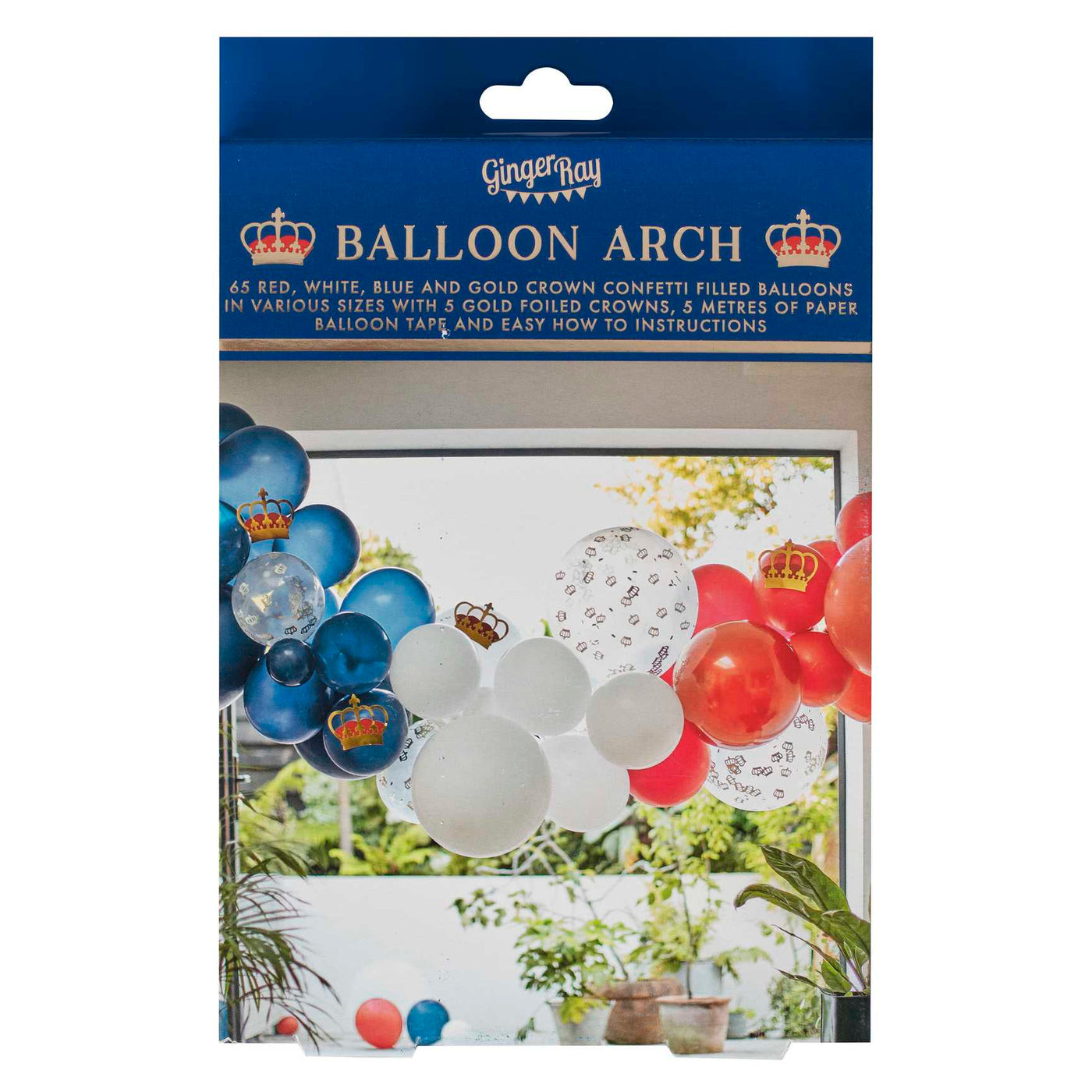 King's Coronation Balloon Arch Kit