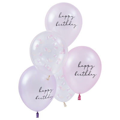 Mermaid Shell Confetti Balloon Bundle