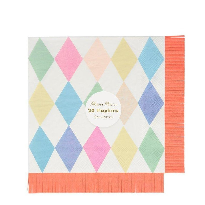 Circus Fringe Large Napkins - Ralph and Luna Party Shop