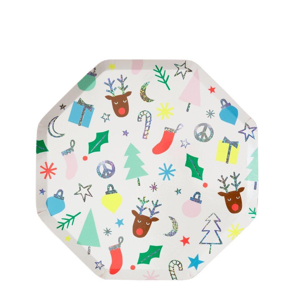 Festive Fun Side Plates - Ralph and Luna Party Shop