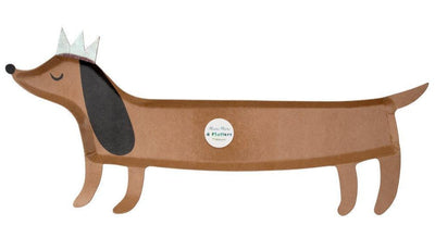 Christmas Sausage Dog Platters - Ralph and Luna Party Shop