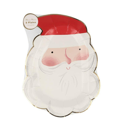 Jolly Santa Plates - Ralph and Luna Party Shop