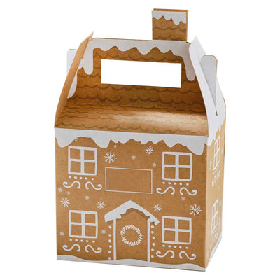 4 x Gingerbread House Christmas Gift Boxes